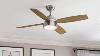 Matthews Fan Company 3-blade Super Janet Ceiling Fan Brushed Nickel Barnwood 52